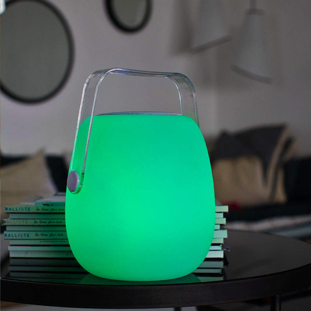 SO PLAY H30cm dimmable white/multicolor LED wireless bluetooth speaker with remote control