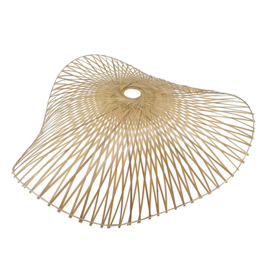 Abat jour naturel LAIA en bambou style bohème D55cm pour monture électrique E27