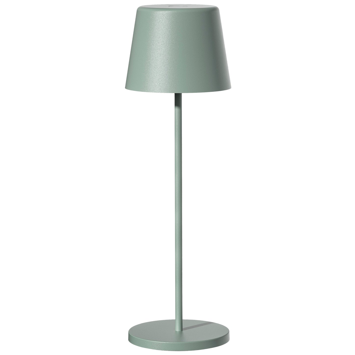 KELLY OLIVE H38cm dimmable table lamp touch wireless aluminum green white LED