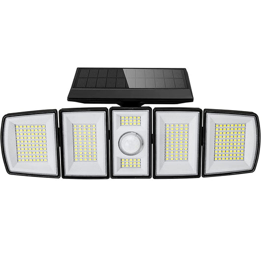 Solar floodlight powerful lighting 1000 lumens cold white LED ANDOVER XL with motion detector