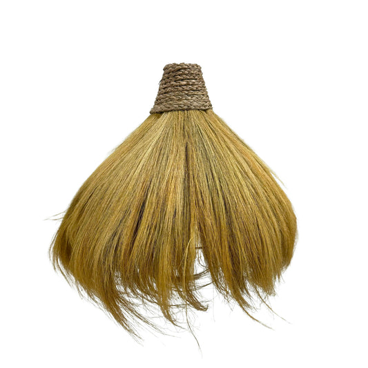 Abat jour naturel MASAI en herbe de rayung style bohème H40cm pour monture électrique E27