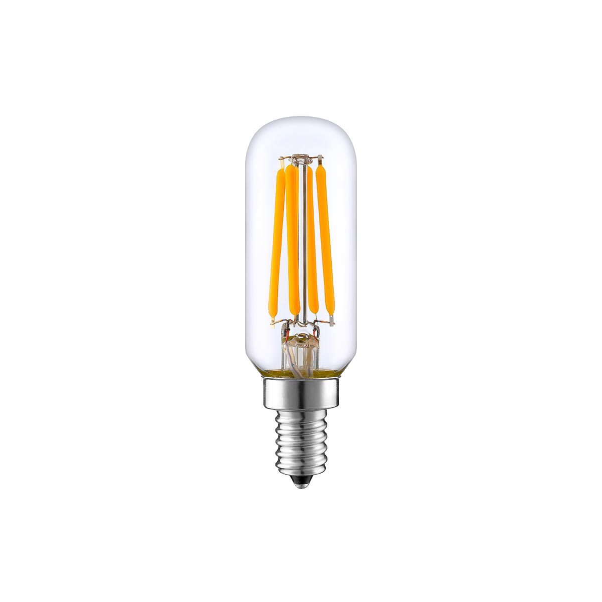 Set of 10 LED filament bulb E14 warm white PLUTON T25 4W H9cm