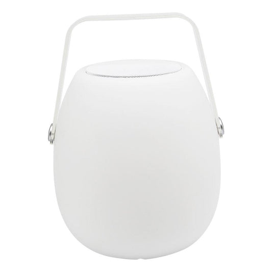 Baladeuse enceinte bluetooth sans fil LED blanc/multicolore dimmable SO PLAY H30cm avec télécommande - REDDECO.com