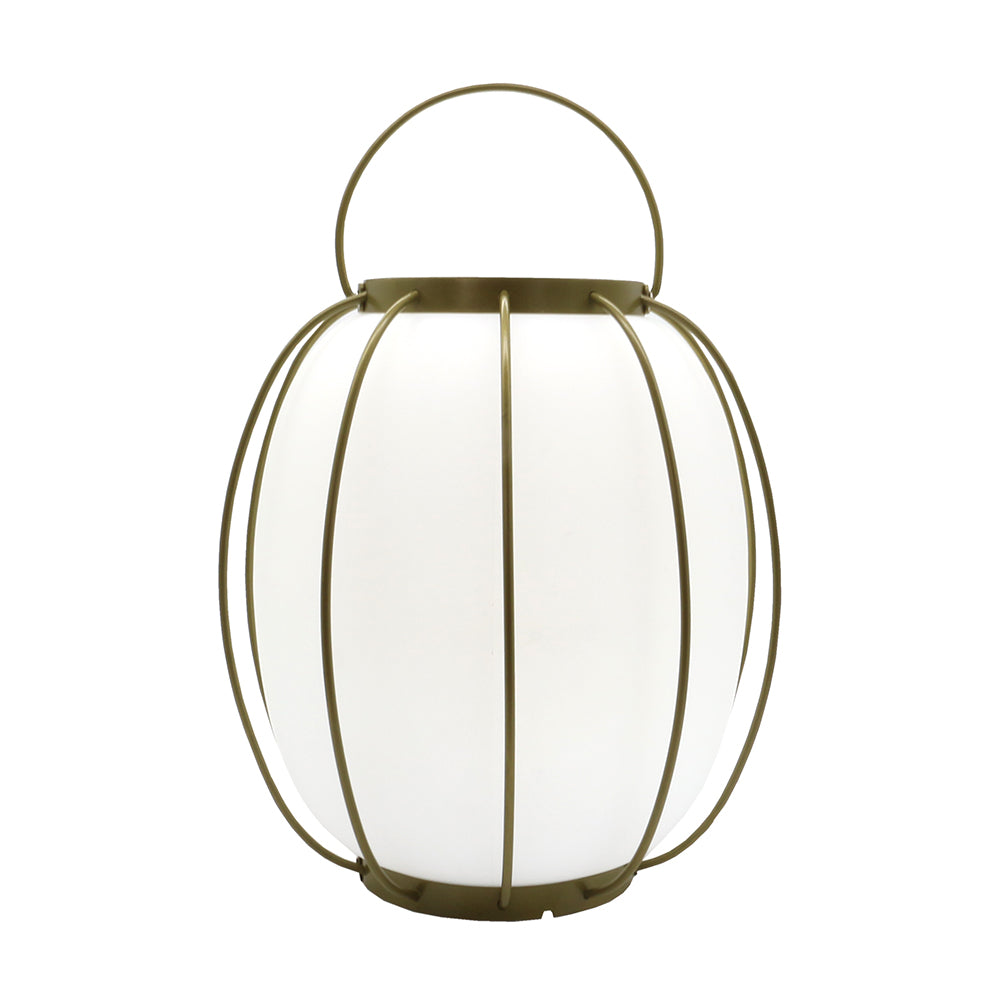 Wireless table lamp gold metal handle LED warm white / cool white TULUM H27cm