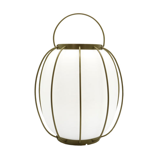 Wireless table lamp gold metal handle LED warm white / cool white TULUM H27cm
