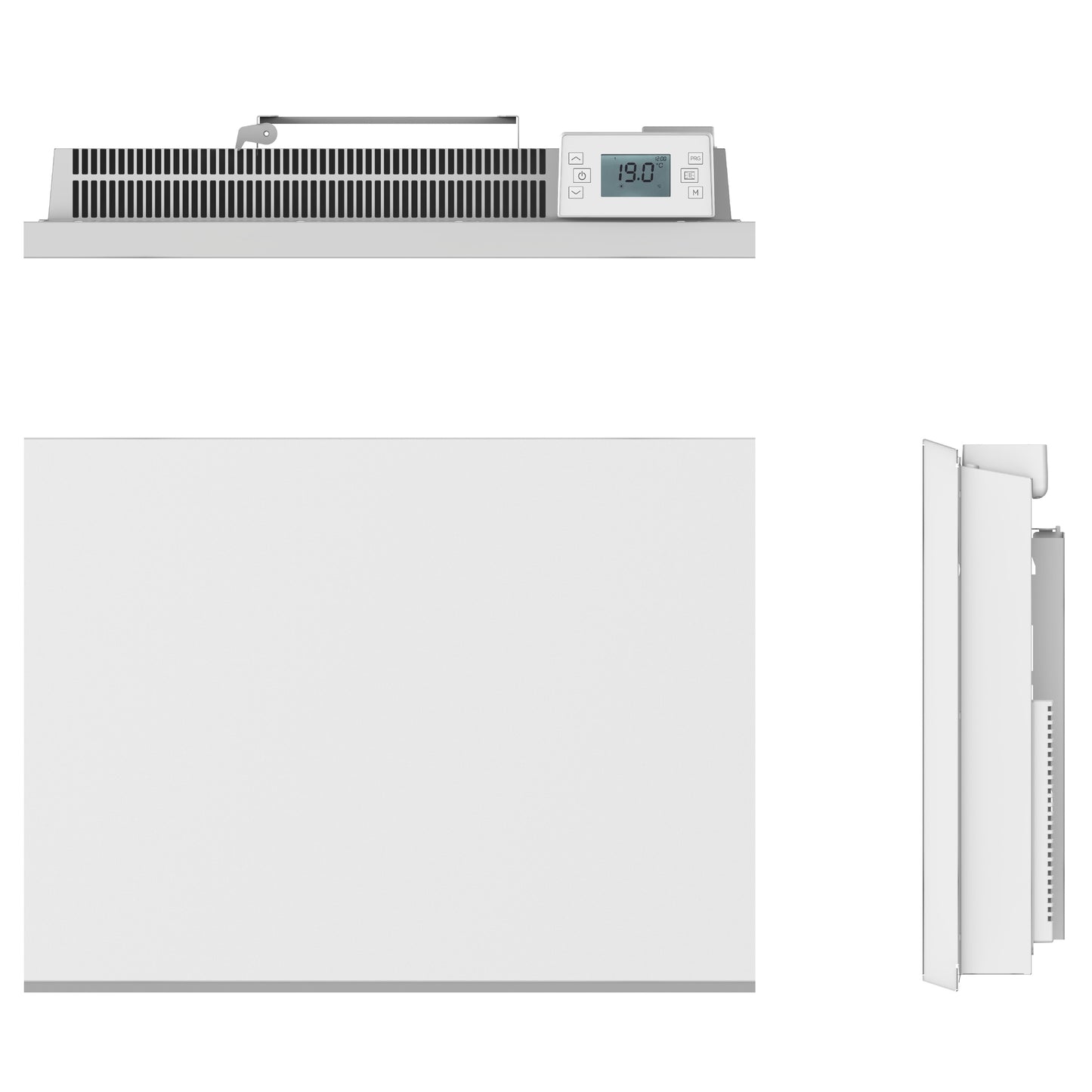 Electric heater with dry inertia CERAMIC LCD screen 1500W POAS