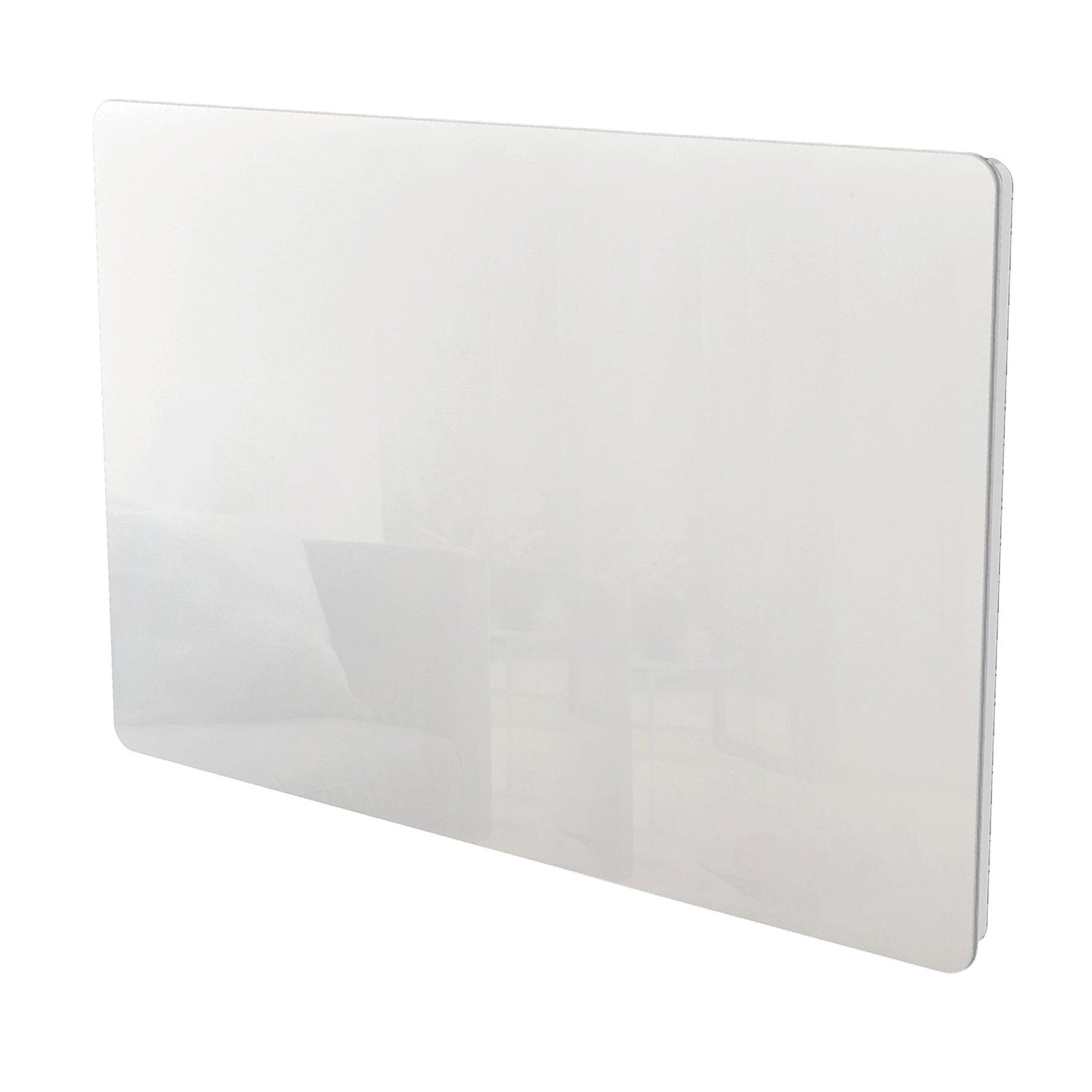 Radiateur électrique à inertie sèche bloc CERAMIQUE + facade VERRE écran LCD 1500W GLASS Norme NF - REDDECO.com