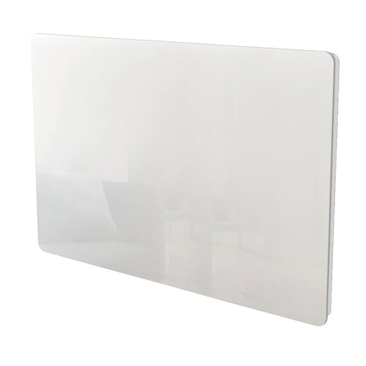 Radiateur électrique à inertie sèche bloc CERAMIQUE + facade VERRE écran LCD 1500W GLASS Norme NF - REDDECO.com
