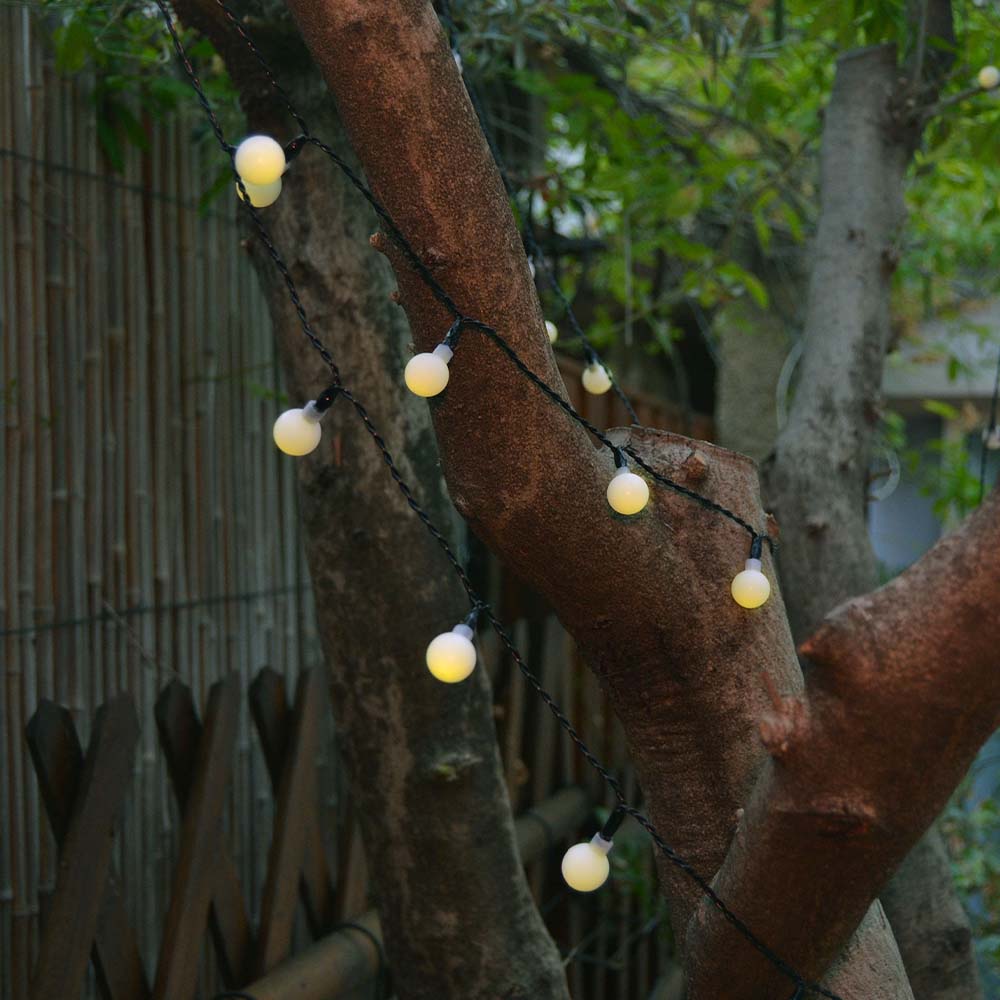 BILLY 6.90m Warm White 60 LED Solar String Lights