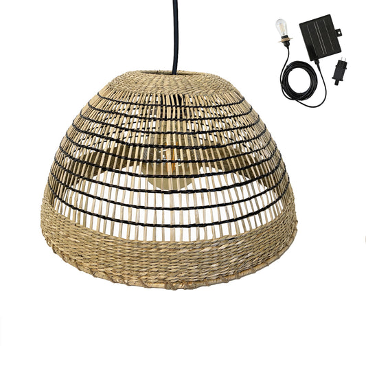 Suspension solaire CESARE SOLAR en herbe marine avec câble hybride secteur et solaire 5m de longueur