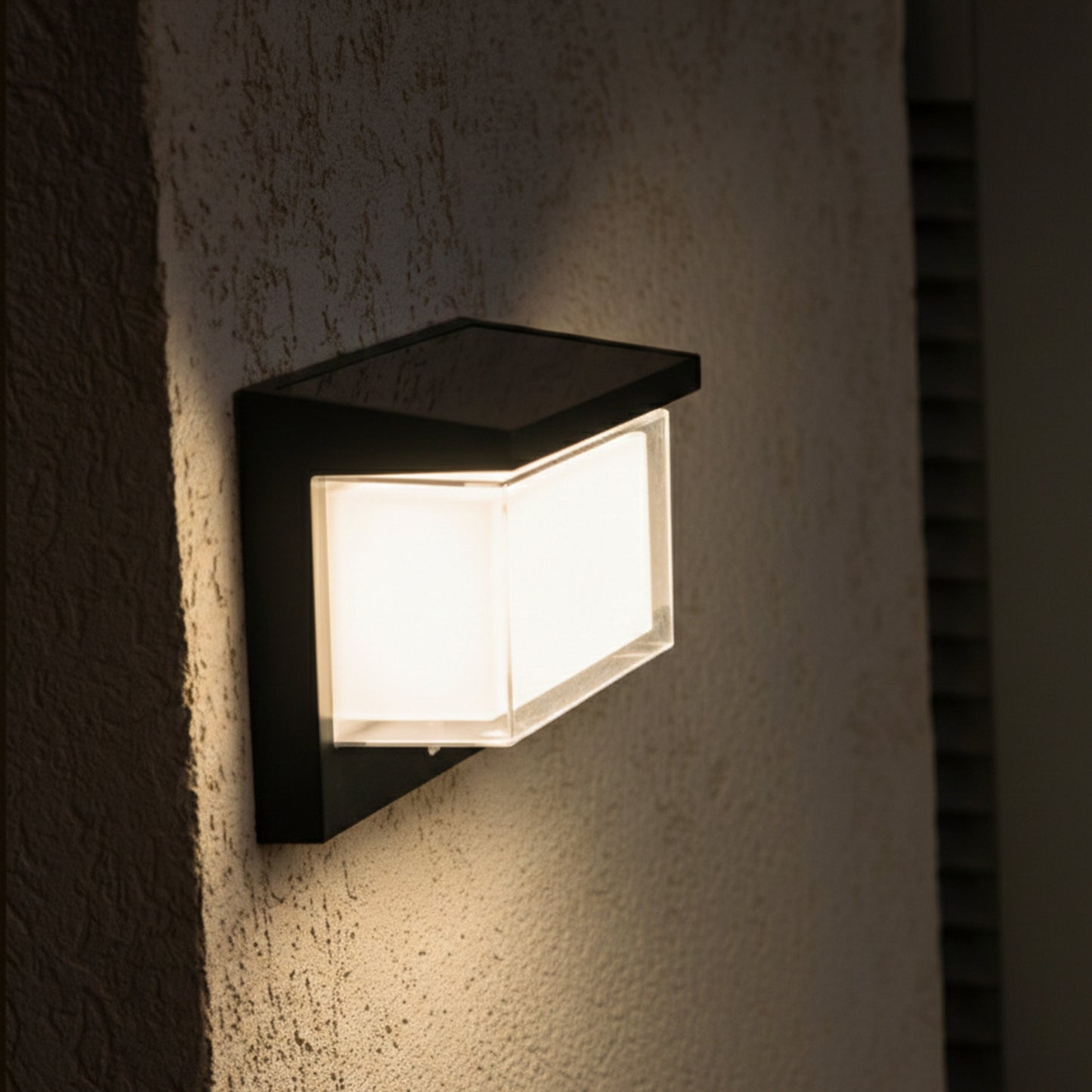 Applique murale solaire avec détecteur de mouvement ZEANY LED blanc chaud H15cm