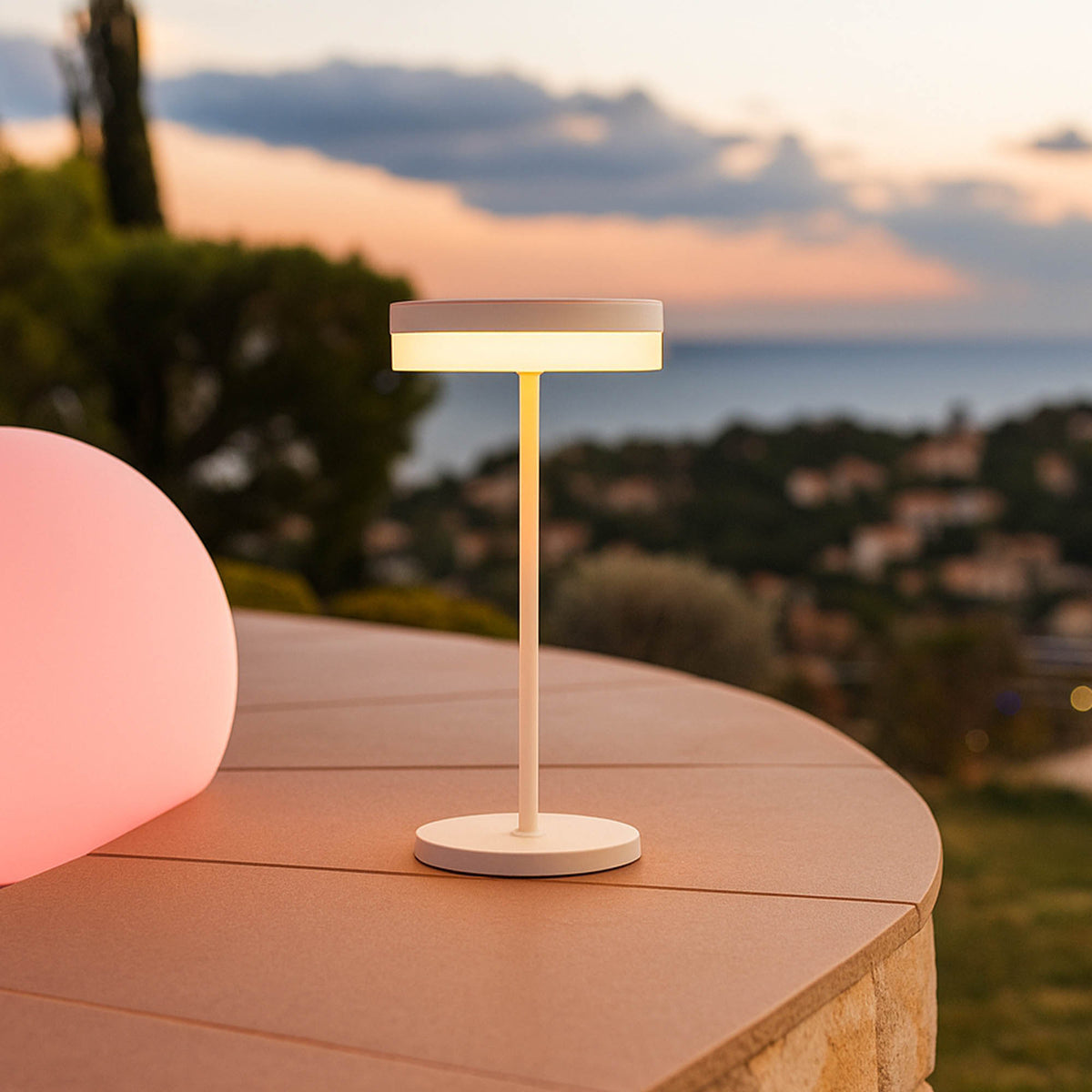 2 Lampe de table solaire VIVIA MINI H27CM