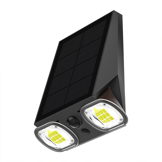 Solar floodlight powerful lighting 850 lumens cool white LED ANDOVER with motion detector