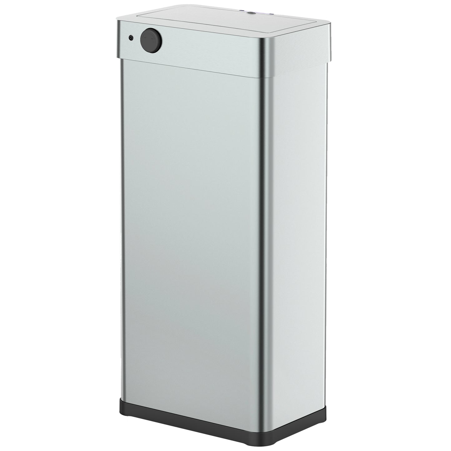 Poubelle de cuisine automatique design 90L DAYTONA en acier INOX avec cerclage