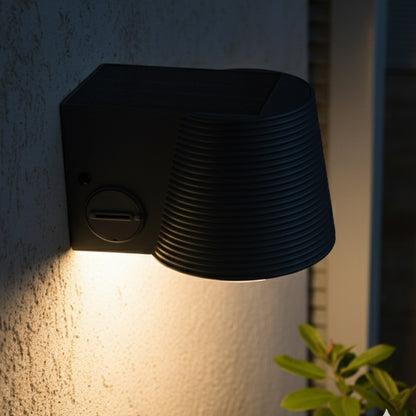 Applique murale solaire avec détecteur de mouvement LED SOLINE WALL blanc chaud/ froid H10.5cm