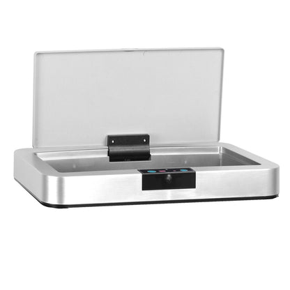 Rectangular automatic bin cover model DAYTONA 60L Chrome