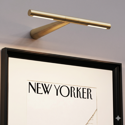 Applique murale d'intérieur doré LED blanc chaud dimmable ATELIER MATT GOLD H22,5 cm