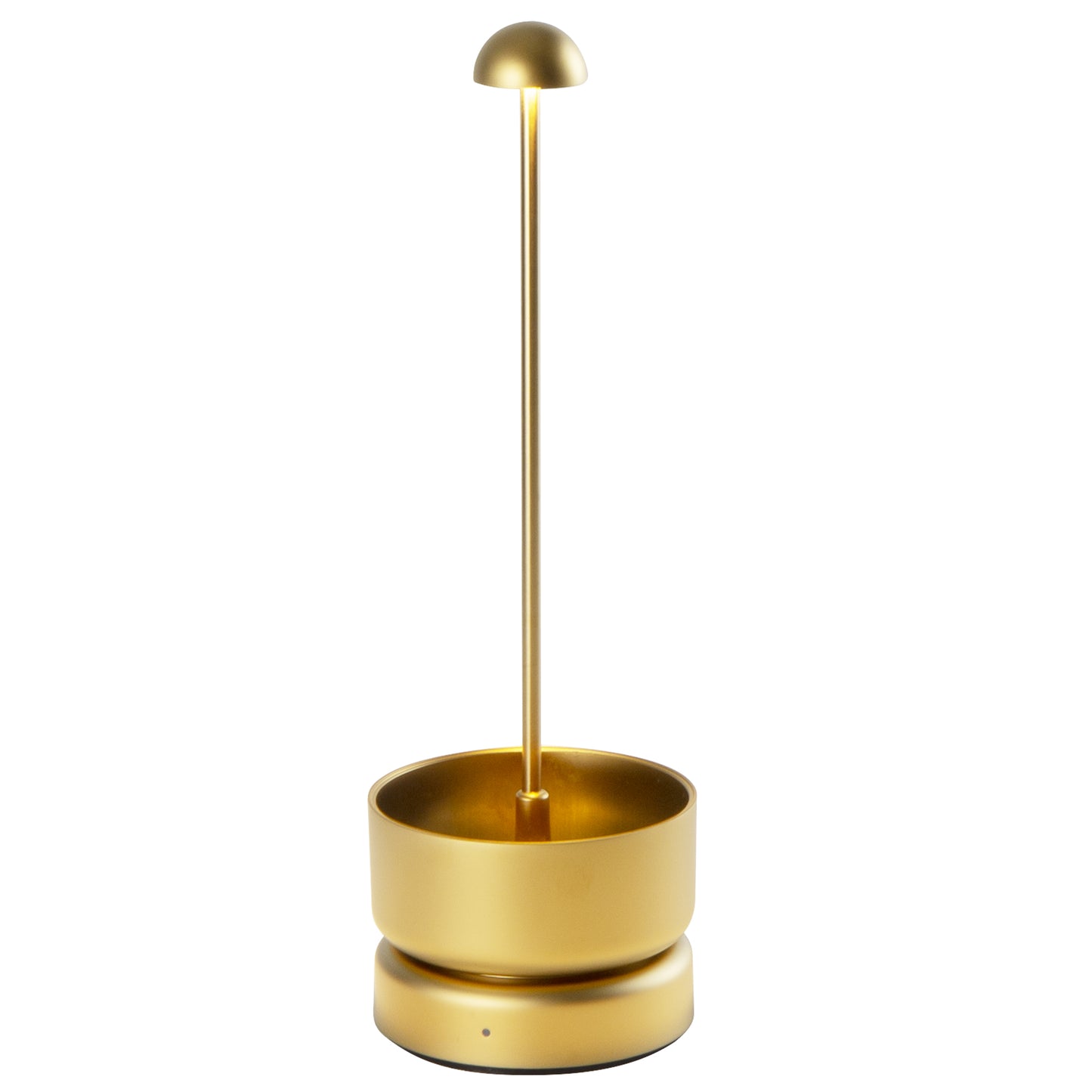 Lampe de table sans fil dimmable en aluminium doré LED BASKET GOLD H31 cm