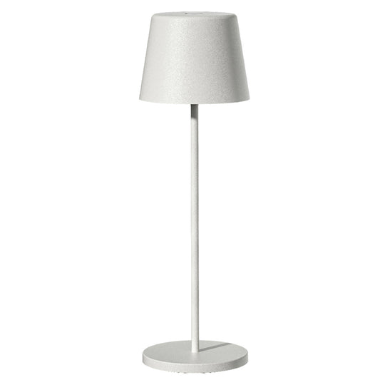 Table lamp touch wireless aluminum white dimmable white LED KELLY WHITE H39cm