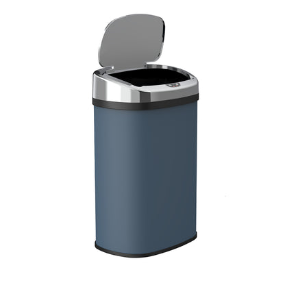 Automatic kitchen bin 58L MAJESTIC large capacity in stainless steel with strapping