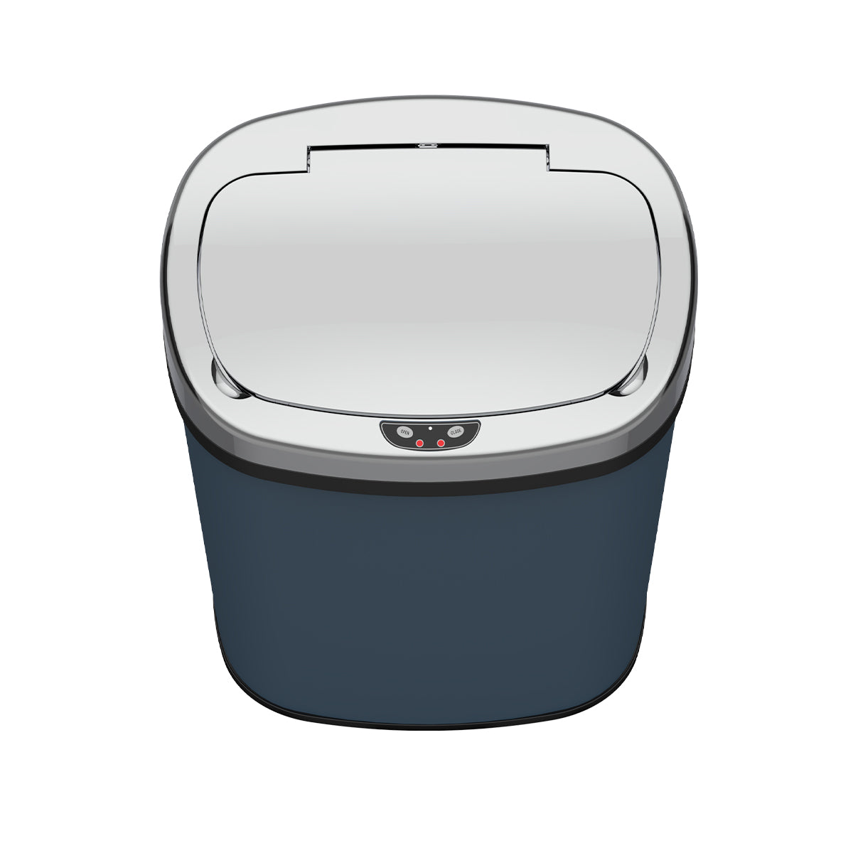 Automatic kitchen bin 58L MAJESTIC large capacity in stainless steel with strapping