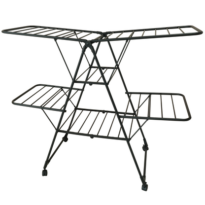 Séchoir à linge pliable étendoir multifonction 26M ALBA Couleur noir