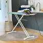 BERMUDE steel foldable ironing board 124x40 H94cm with iron rest and steam station rest