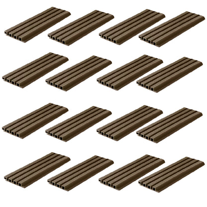 Garden fence kit with blackout composite wood and aluminum panels - extension 1.85 x 1.87 m