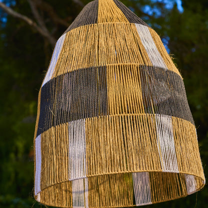 Suspension sur secteur pour l'extérieur ZAHARA OUTDOOR CABLE en corde naturelle style bohème 5m de longueur de câble