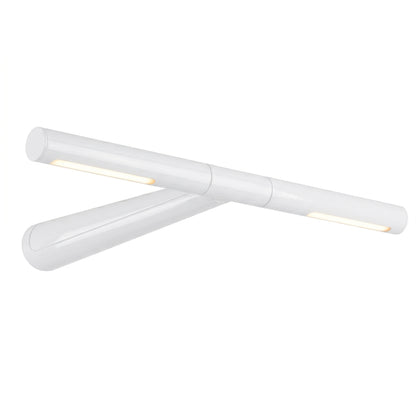 Applique murale d'intérieur blanc LED blanc chaud dimmable ATELIER WHITE H22,5 cm