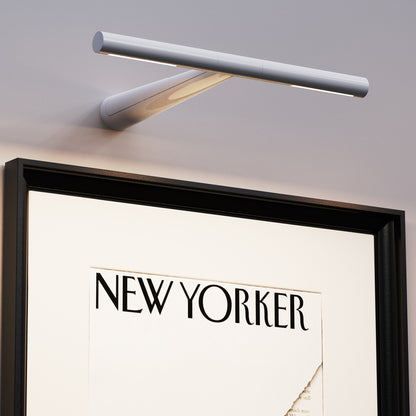 Applique murale d'intérieur blanc LED blanc chaud dimmable ATELIER WHITE H22,5 cm
