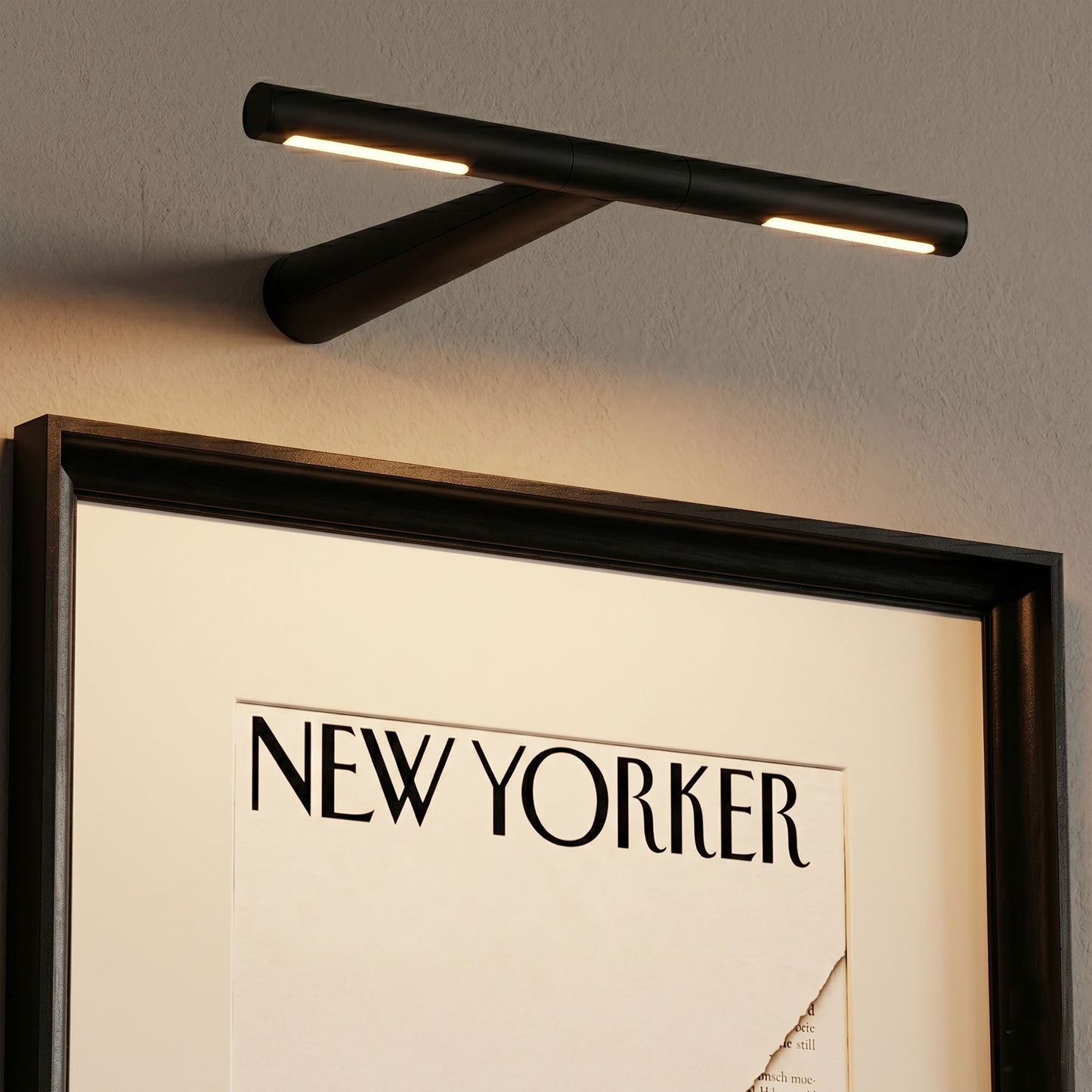Applique murale d'intérieur noir LED blanc chaud dimmable ATELIER BLACK H22,5 cm
