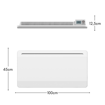 ROSWELL CERAMIC dry inertia electric radiator with LCD screen 2000W