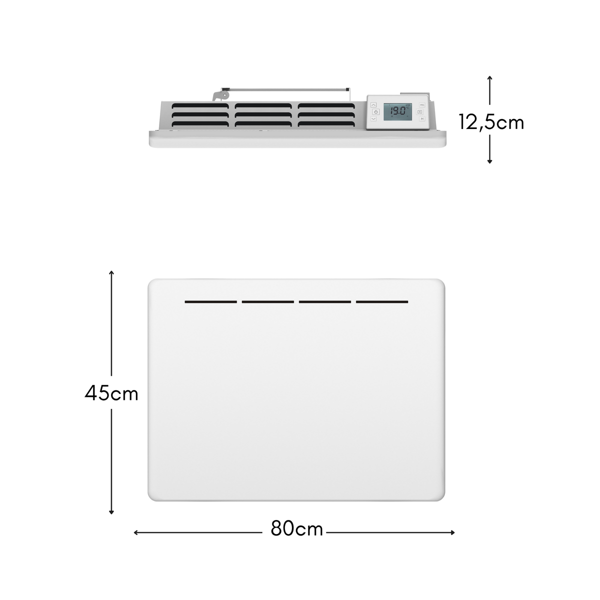 TANA 1500W LCD screen CAST FONTE dry inertia electric radiator