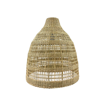 Abat jour naturel FREYA LONG en herbe marine style bohème H56cm pour monture électrique E27