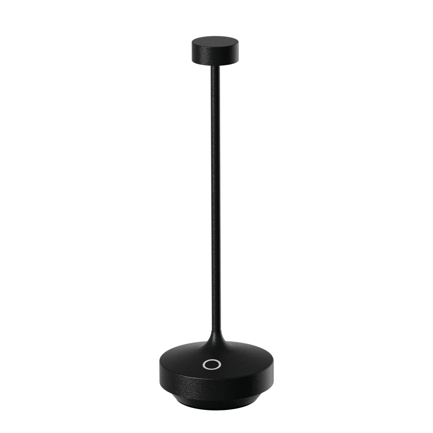 Wireless warm white LED table lamp ABBY BLACK H30cm