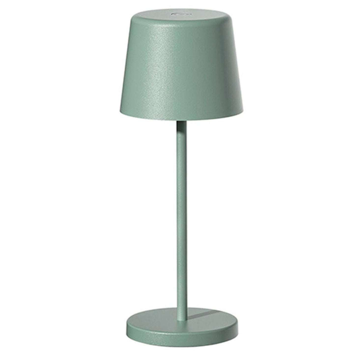 Mini lampe de table touch sans fil en aluminium vert LED KELLY MINI OLIVE blanc dimmable H22cm