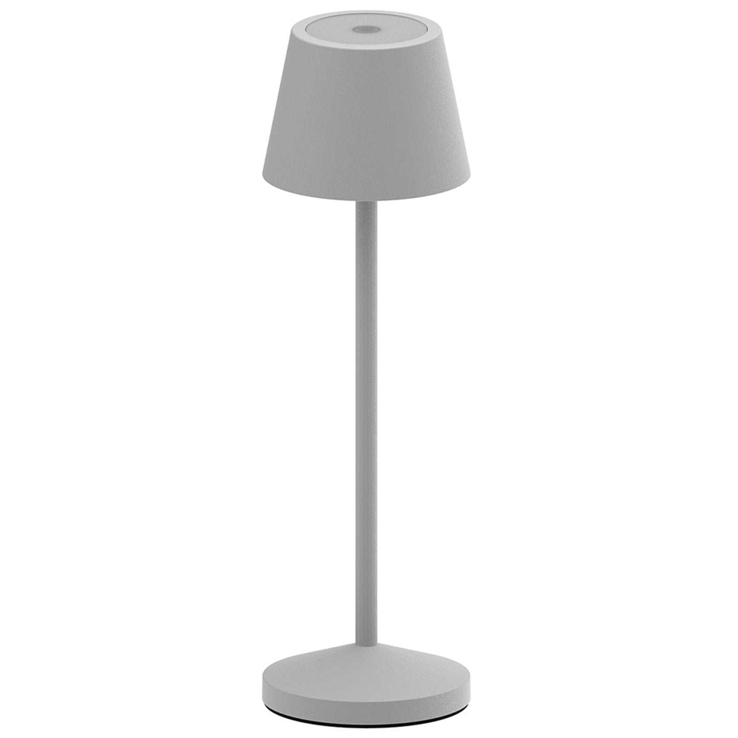 Lampe de table sans fil LED blanc chaud dimmable EMILY H25cm, Gris