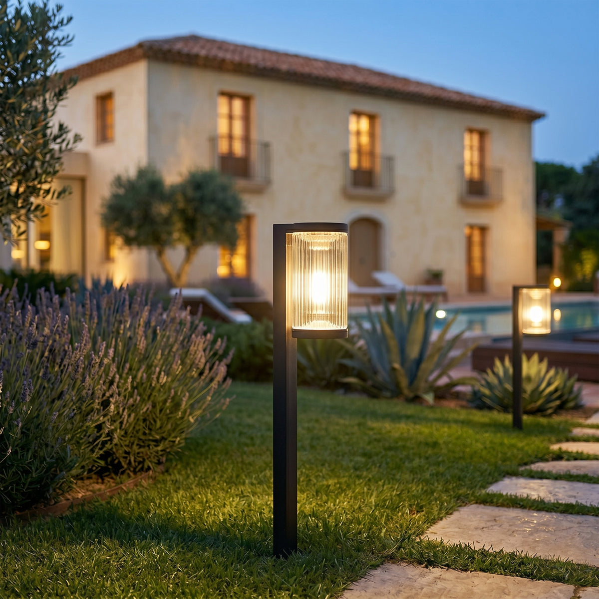 4 Balises solaires à piquer BEAMLIT H58CM
