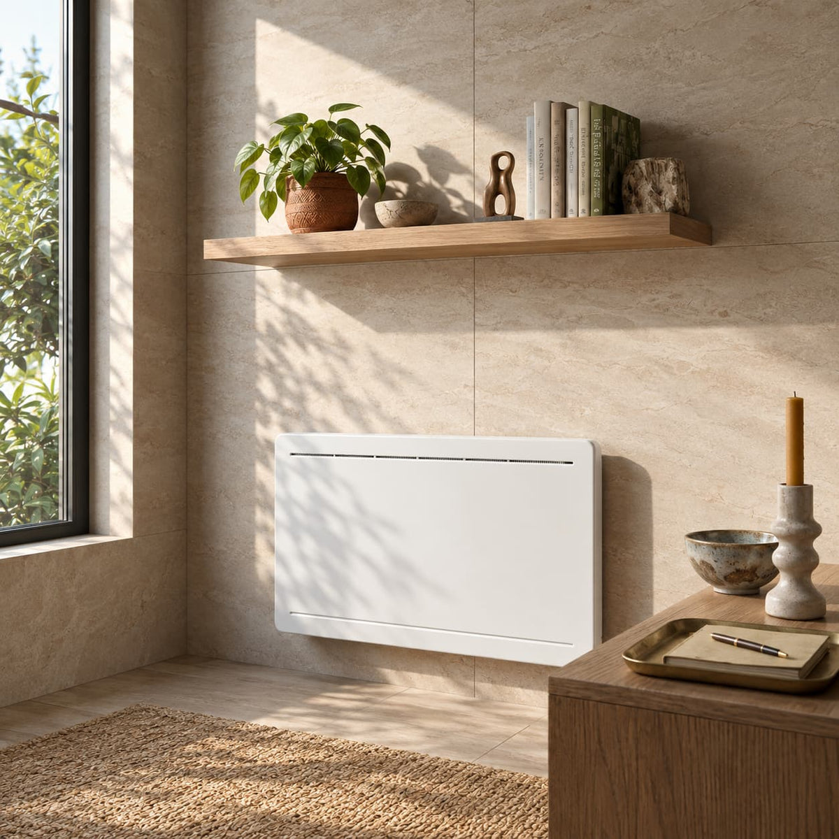 TANA 1500W LCD screen CAST FONTE dry inertia electric radiator