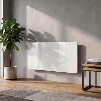 Electric radiator with dry inertia CERAMIC block + GLASS facade LCD screen 2000W GLASS Standard NF
