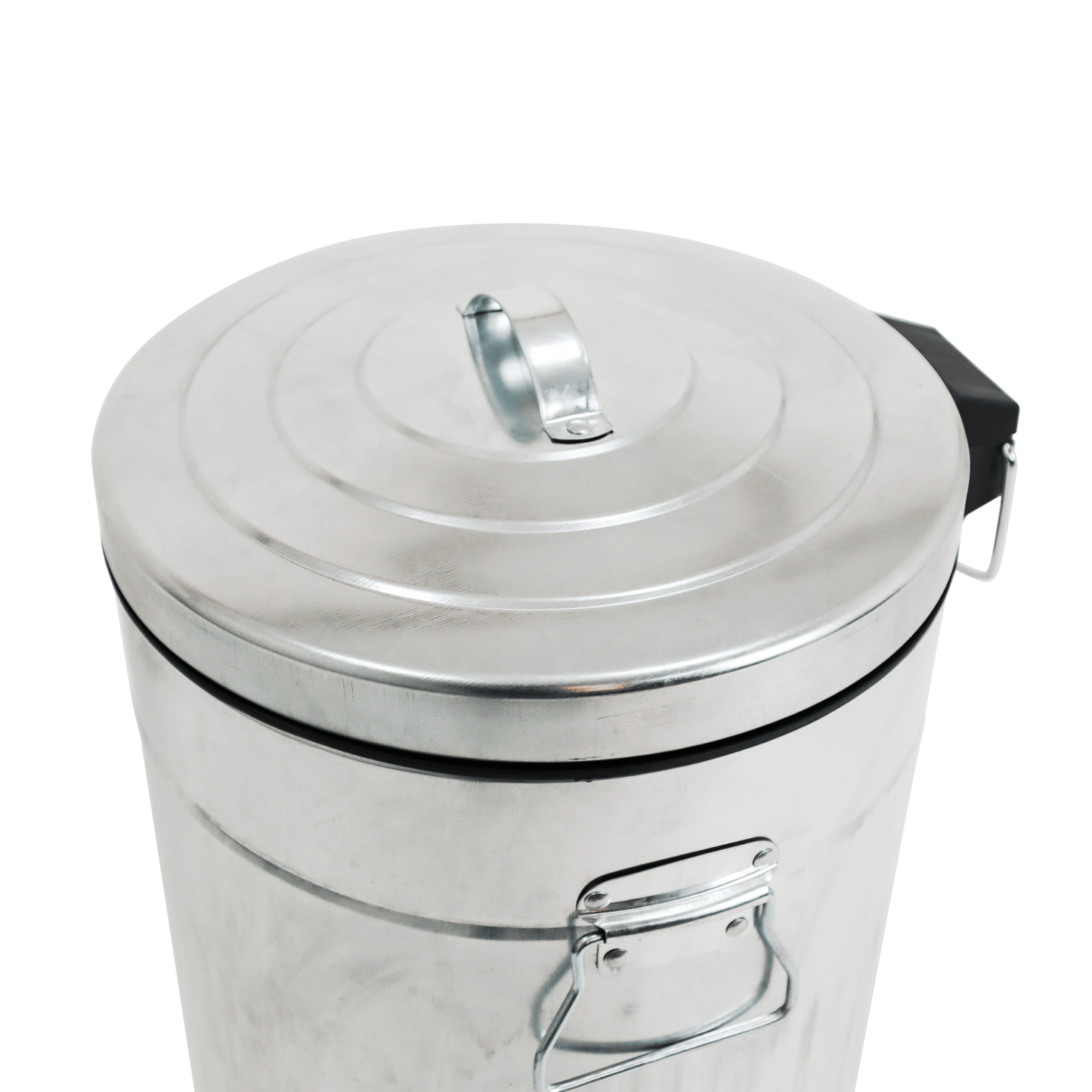 30L Vintage BROOKLYN Galvanized Stainless Steel Pedal Kitchen Bin with Bucket
