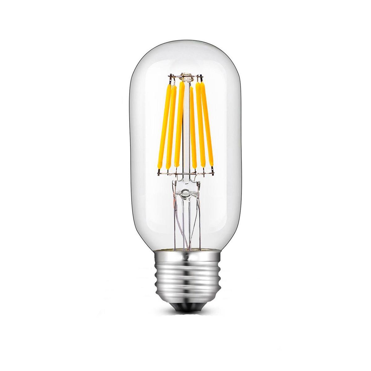 Set of 10 LED filament bulb E27 warm white SEDNA E27 T45 6W H12cm