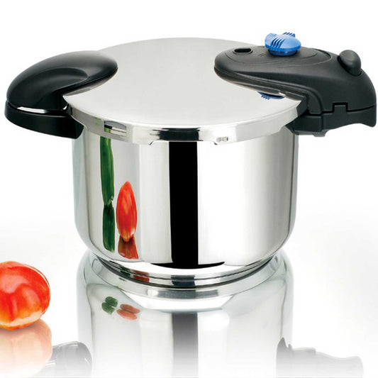 Bayonet pressure cooker Ø22cm 6L ILLICO in stainless steel with cooking basket