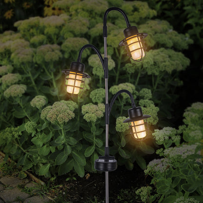 Decorative solar light LED warm white BERRY SPIKE H74cm