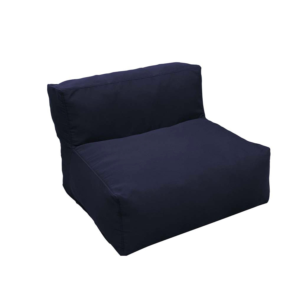 Armchair for modular garden sofa MODULO blue