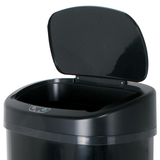 Rectangular Automatic Bin Lid Model MAJESTIC BLACK Black