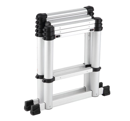 Telescopic convertible ladder 1.75m in aluminum PRO