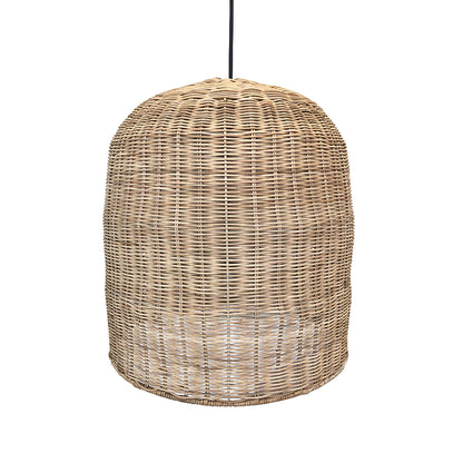 GIACOMO INDOOR lampshade in natural rattan bohemian style for electric mount E27 H45cm