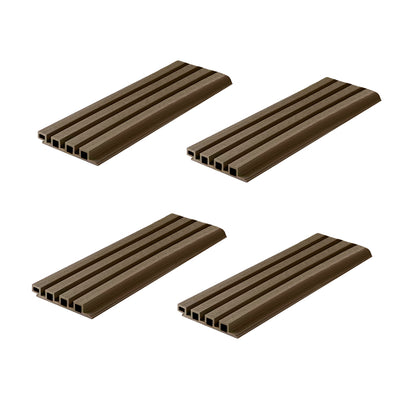 Garden fence kit with blackout composite wood and aluminum panels - extension 1.85 x 1.87 m